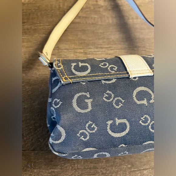 Guess Y2K Vintage Denim Monogram Small Bag - Picture 4 of 12